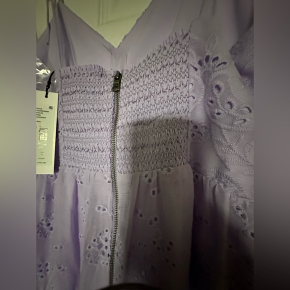 ‼️RARE‼️🎸ALICE + OLIVIA 🎸🔥NWT🔥Shanti Eyelet Lace Midi-Dress— Size 6 - Picture 14 of 16